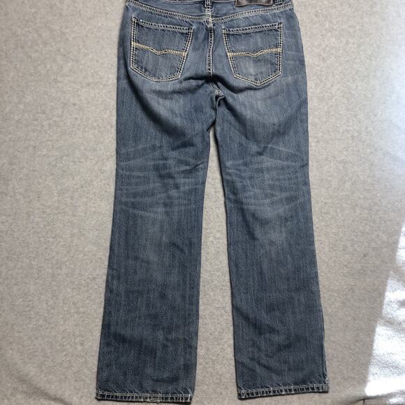 Rock & Roll Double Barrel Jeans Mens 33x31 Straight Leg Relaxed Fit Cowboy Denim - Picture 11 of 16